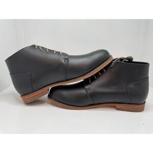 Nisolo Everyday Chukka Boots Black Leather Men’s Size 9 Lace-Up - NEW